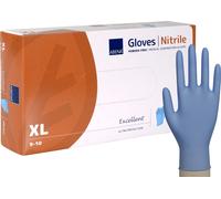 Gants nitrile bleu EPAIS Abena Excellent 4,7 grammes (lot de 10x100 pcs) M (7-8)