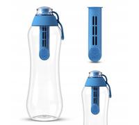 Blaue Wasserfilterflasche Dafi 0,5 l mit Filter