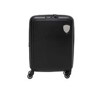 Blauer Bagages à main Chariot Noir Rigide Tsa Abs Valise 4 roues Voyage, Noir , Valise rigide