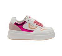 Blauer - Baskets blanches basses Fuxia - Femme - Chaussures - Multicolore - Taille: 37 EU