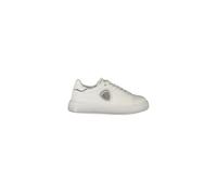 Blauer - Baskets en Cuir Argent et Strass - Femme - Chaussures - Blanc - Taille: 36 EU