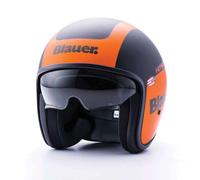BLAUER CASQUE JET PILOT 1.1 GRAPHIC G NOIR MAT ORANGE - XL