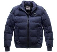 Blauer College Veste textile de moto, bleu, Taille S