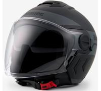 Blauer Demi Jet DJ-01 Graphic B Casque jet, noir, Taille M (56/58)