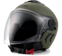 Blauer Demi Jet DJ-01 Monocolor Casque jet, vert mat, Taille L (58/60)