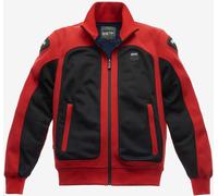 Blauer Easy Air Pro Veste textile de moto, noir-rouge, taille XL pour homme