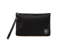 Blauer, Femme, Accessoires, Noir, Taille: ONE Size Flow Pochette Sac à Main Tissu Synthétique Noir Couleur Unie