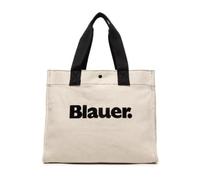 Blauer, Femme, Sacs, Beige, Taille: ONE Size Cabas de plage en toile