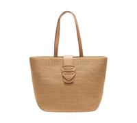 Blauer, Femme, Sacs, Beige, Taille: ONE Size Sac à bandoulière beige avec poche zippée