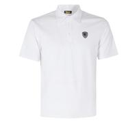 Blauer, Homme, Tops, Blanc, Taille: M Polo Respirant Kemp