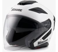 Blauer JJ-01 Monocolor Casque jet, blanc, taille 2XL pour homme
