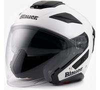 Blauer JJ-01 Monocolor Casque jet, Blanc, Taille L (58/60)