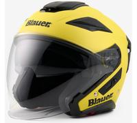 Blauer JJ-01 Monocolor Casque jet, Jaune mat, Taille XS (52/54)