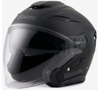 Blauer JJ-01 Monocolor Casque jet, Noir mat, Taille XL (60/62)