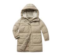 Blauer - Long Nylon Jacket with Front Insert - Femme - Manteaux - Beige - Taille: 38 FR