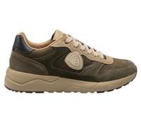 Blauer OZARK01 Chaussures Homme Baskets Taupe Vert Militaire Lacets en Daim