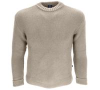 Blauer Peter - Pull Marin à col Rond - Laine Vierge - 9 Couleurs Disponibles, Couleur:Beige-chiné, Taille:52