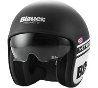 Blauer Pilot 1.1 06 Casque jet, noir/gris, Taille S (56)