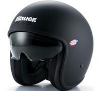 Blauer Pilot 1.1 Monochrome Black Matte Casque jet, noir, taille XS pour homme
