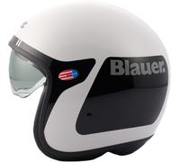 Blauer Pilot GO Casque jet, Blanc/Noir, Taille L (58/60)