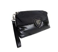 Blauer pochette necessaire Sac Noir Avec Logo Strass bandoulière sac femme MIRA