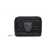 Blauer - Portefeuille à Texture Ondulée et Fermeture Éclair - Femme - Accessoires - Noir - Taille: ONE Size
