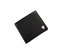 Blauer Portefeuille Cop Avec Porte-Monnaie Homme Cuir Noir