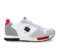 Blauer Queens01 Baskets Homme, Blanc/Rouge/Bleu - S6QUEENS01-MES-WRN, Blanc, rouge, bleu., 42 EU
