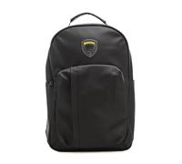 Blauer Sac à dos homme S6DAHL01 Rubber Blue Navy Backpack sac à dos homme Noir en tissu caoutchouté, Noir , L, Décontracté