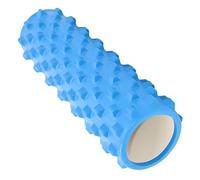 Blauer Schaumstoff-Roller für Tiefenmassage, dichter Muskelroller mit Noppen und Triggerpunkten, EVA-Schaum, für Rücken, Beine, Nacken, ganzen Körper, Fitnessstudio, Yoga, Pilates