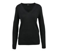 Blauer - Sous-pull côtelé à col en V - Femme - Pulls - Noir - Taille: 44 FR