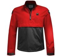 Blauer Spring Pull Veste textile de moto, Rouge/Bleu, Taille M