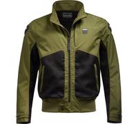 Blauer Thor Air veste textile de moto perforée, noir-vert, taille L pour homme