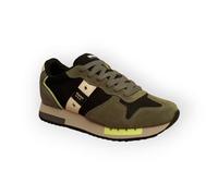Blauer U.S.A. QUEENS01, Sneakers Low, Chaussures Mode Casual, Military Black, 43 EU