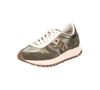 Blauer.USA Baskets basses beige clair / marron chiné / olive, Taille 37