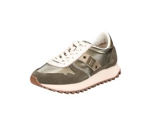 Blauer.USA Baskets basses beige clair / marron chiné / olive, Taille 39