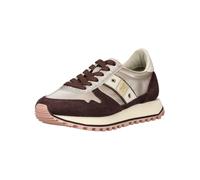 Blauer.USA Baskets basses brun foncé / argent / blanc, Taille 39