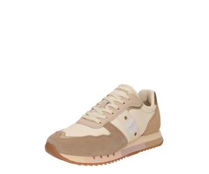 Blauer.USA Baskets basses crème / brocart / cappuccino / blanc, Taille 37
