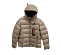 Blauer USA - Doudoune d'hiver, modèle Ansel, couleur beige, veste ajustée, rembourrée, unisexe, avec double poche