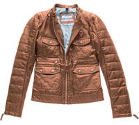 Blauer USA Rider Pocket Padded Veste en cuir pour dames, brun, taille XS pour femmes