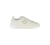 Blauer - White Leather Baskets - Homme - Chaussures - Blanc - Taille: 44 EU