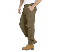 BlauerHafen Pantalon cargo pour homme - Vêtement de travail - Super extensible - En coton flexible - 12 poches - Coupe décontractée - Toutes les tailles 32 W-44 W