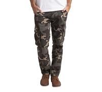 BlauerHafen Pantalon de camouflage pour homme - 100 % coton - Coupe droite, Camouflage urbain., 34W x 32L
