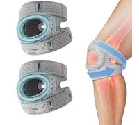 BlauHaus Genouillères OrthoRotule sofela,Stabilisateur de rotule pour genouillère, Réglable Genouillères Ortho Rotule, 1 Paire, pour les Coureurs,Tennis, Arthrite Rotule
