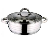 Blaumann BL-1504 Casserole à manche / casserole avec couvercle en acier inoxydable 28 cm Gourmet Line