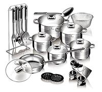 Blaumann Gourmet Line Batterie de cuisine en acier - Lot de 27 pièces