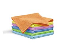 Lot de 6 Torchons de Cuisine Microfibres, Lavette Nettoyant Doux, Absorbants, Blaumann, AT-3884, , Multicolore