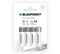 BLAUPUNKT AA Piles alcalines, Paquet de 4, idéales pour Les horloges murales et Les télécommandes, LR6BPO/4CP