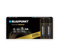 BLAUPUNKT AA Piles alcalines Premium, Paquet de 8, idéales pour Les contrôleurs de Jeux et Les Jouets, LR6BPR/8CB