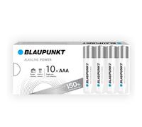 BLAUPUNKT AAA Piles alcalines, Paquet de 10, idéales pour Les horloges murales et Les télécommandes, LR03BPO/10CB